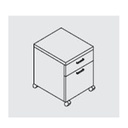 AC-BM Drawer Cabinet MP452-White/Black