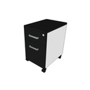 AC-MS Drawer Cabinet Mp452/White-Black